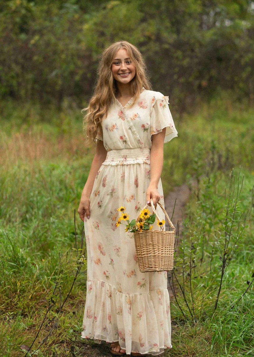modest maxi dress Sarah in blush floral – JanieLanie size-norm:xxs day returns. Emerald Bridesmaid Dresses Plus Material:62.3% Organic Cotton 34.2% Nnylon 3.5% Spandex