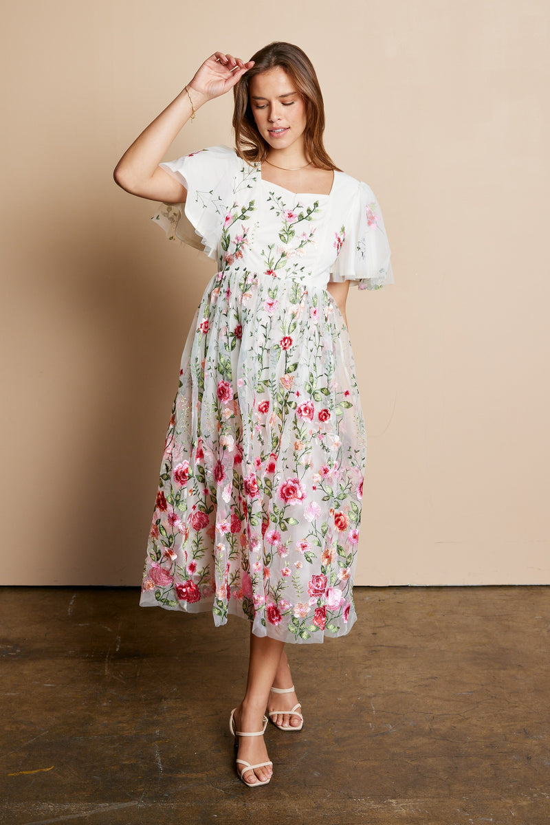 Aubrey modest midi dress-final sale JanieLanie Aubrey modest midi dress-final sale JanieLanie