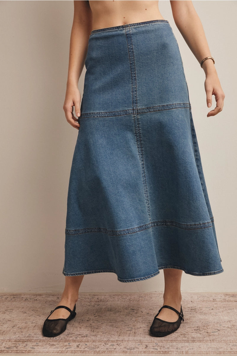 A-line denim skirt – JanieLanie