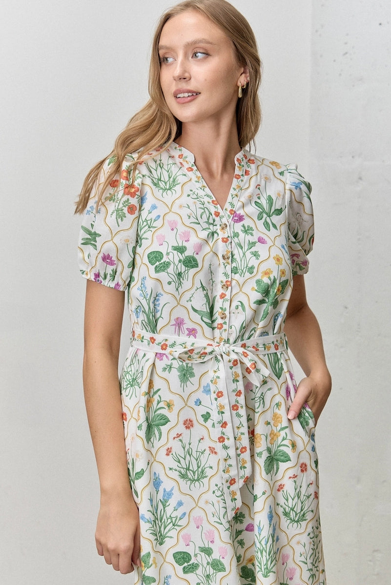 Summer modest midi dress-NEW – JanieLanie