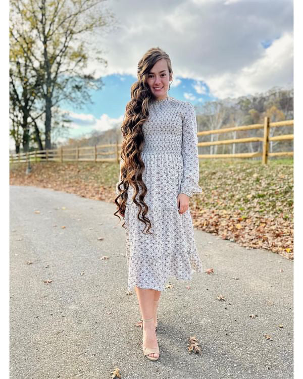 Lanie modest midi dress in cream-Exclusive JanieLanie Lanie modest midi dress in cream-Exclusive JanieLanie