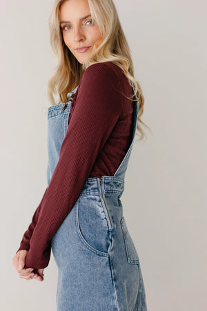 Bailey overall denim dress – JanieLanie