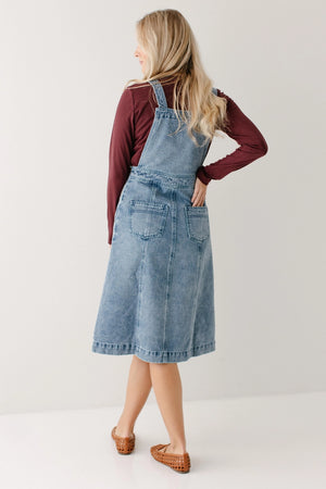 Bailey overall denim dress JanieLanie Bailey overall denim dress JanieLanie