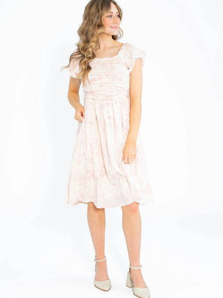 Brie modest midi dress-final sale – JanieLanie