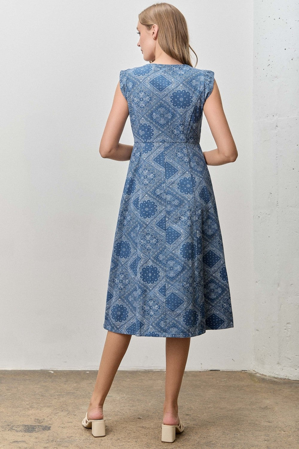 Denny modest midi dress-NEW – JanieLanie