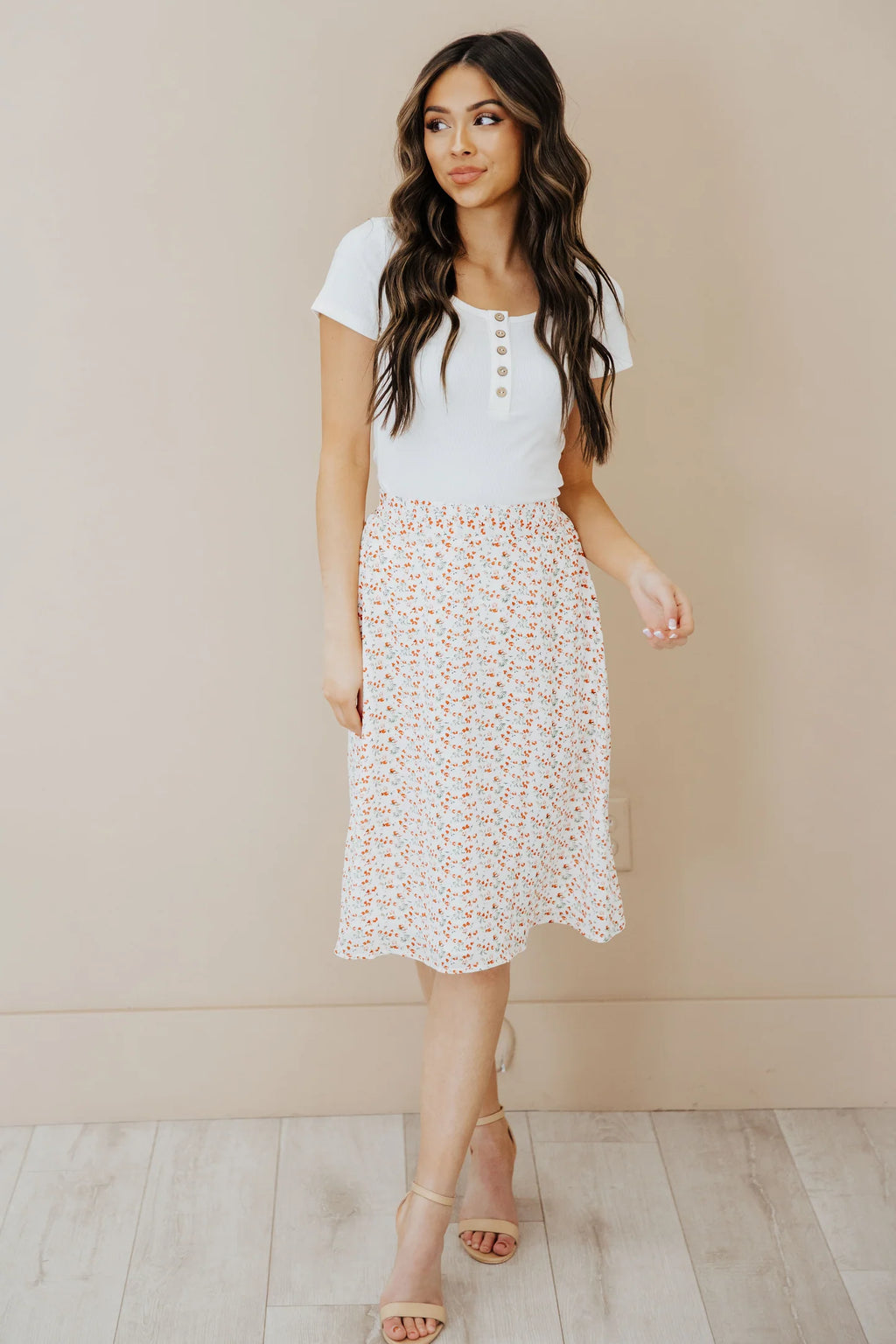 Modest maxi skirt Modest swing dress JanieLanie