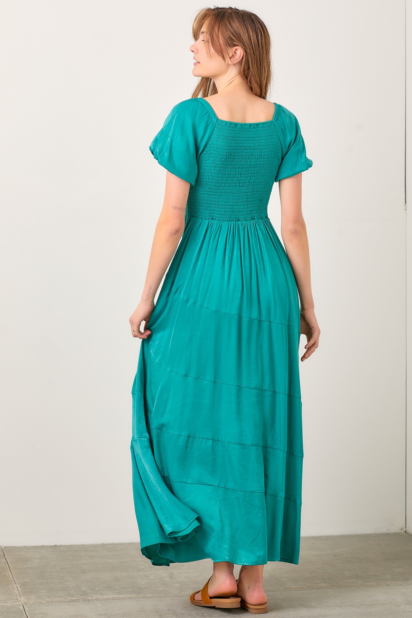 Jade modest maxi dress