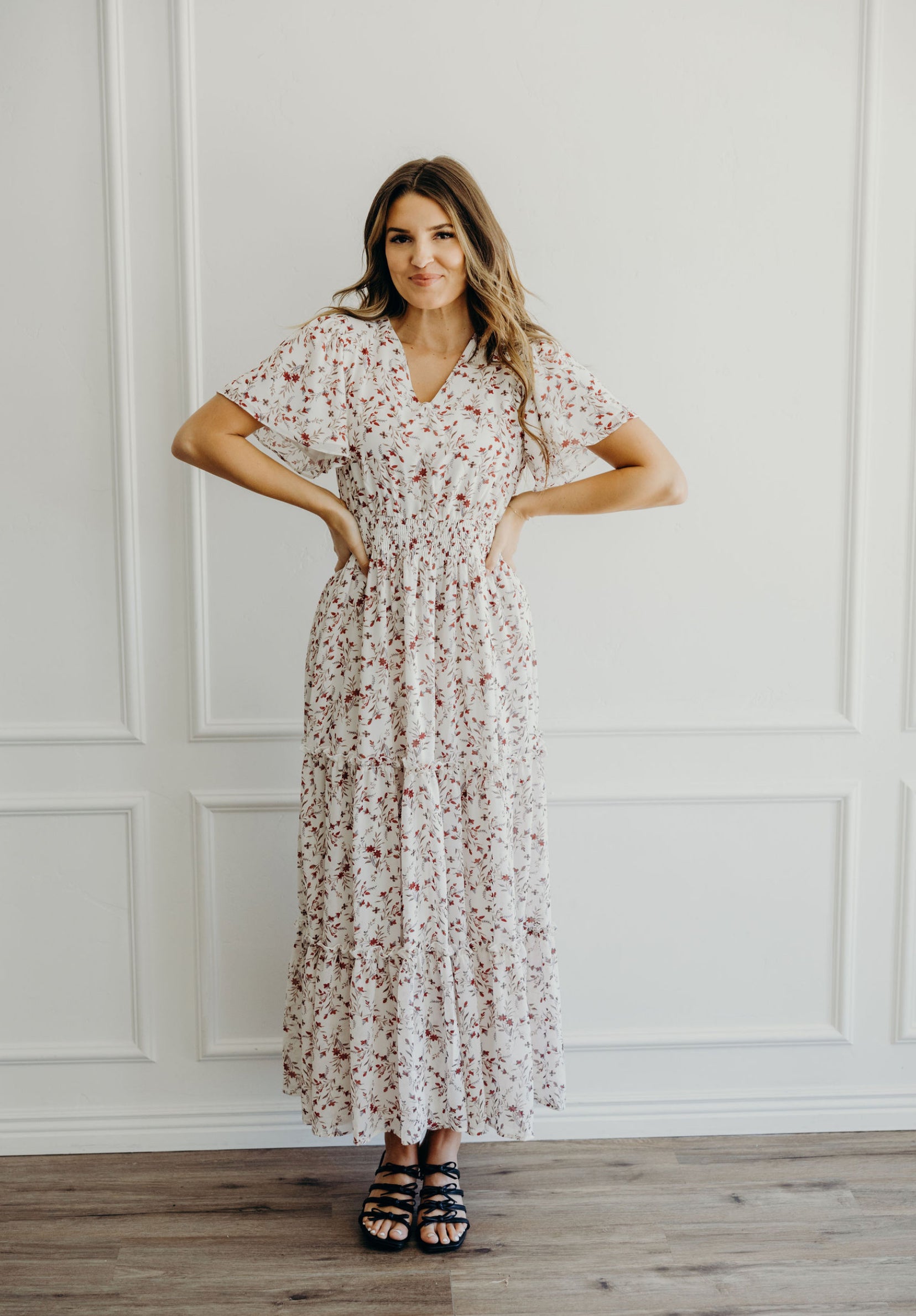 Eden modest maxi dress in rosewood JanieLanie Eden modest maxi dress in rosewood JanieLanie