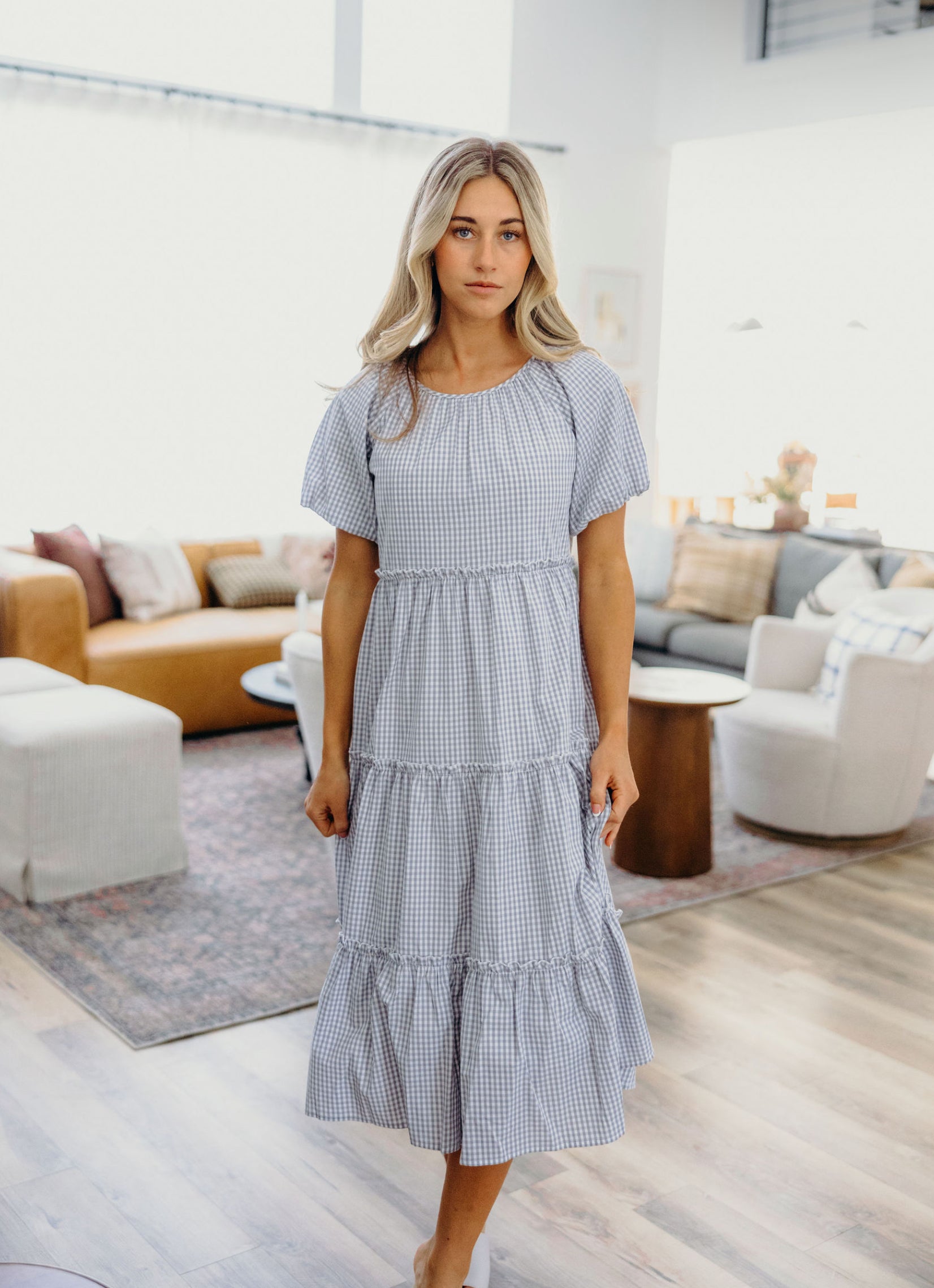 grey church dress Serafina 6435-SIL-CO Ladies Church Dress Silver / 8
