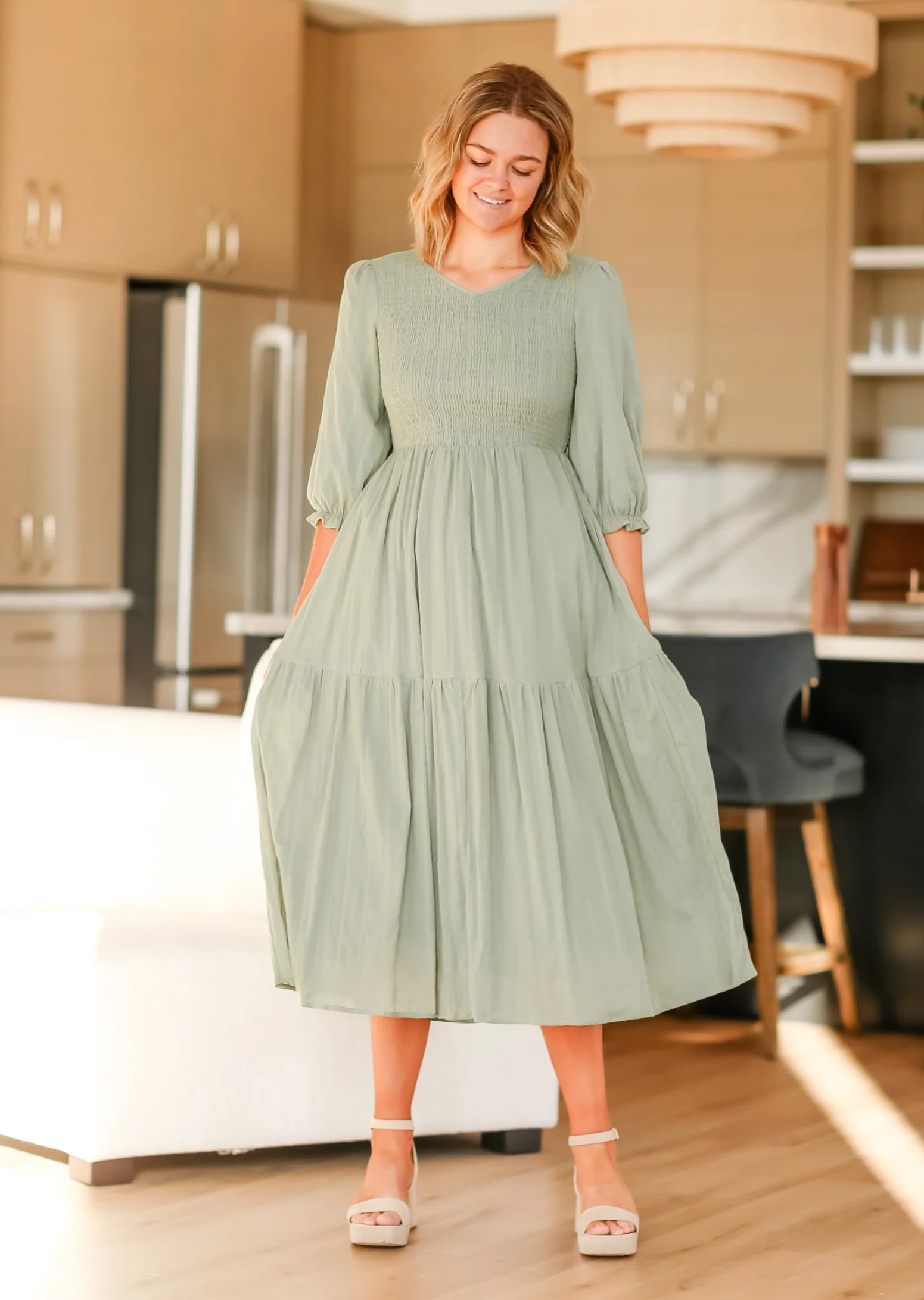Gracie modest midi dress – JanieLanie Gracie modest midi dress – JanieLanie
