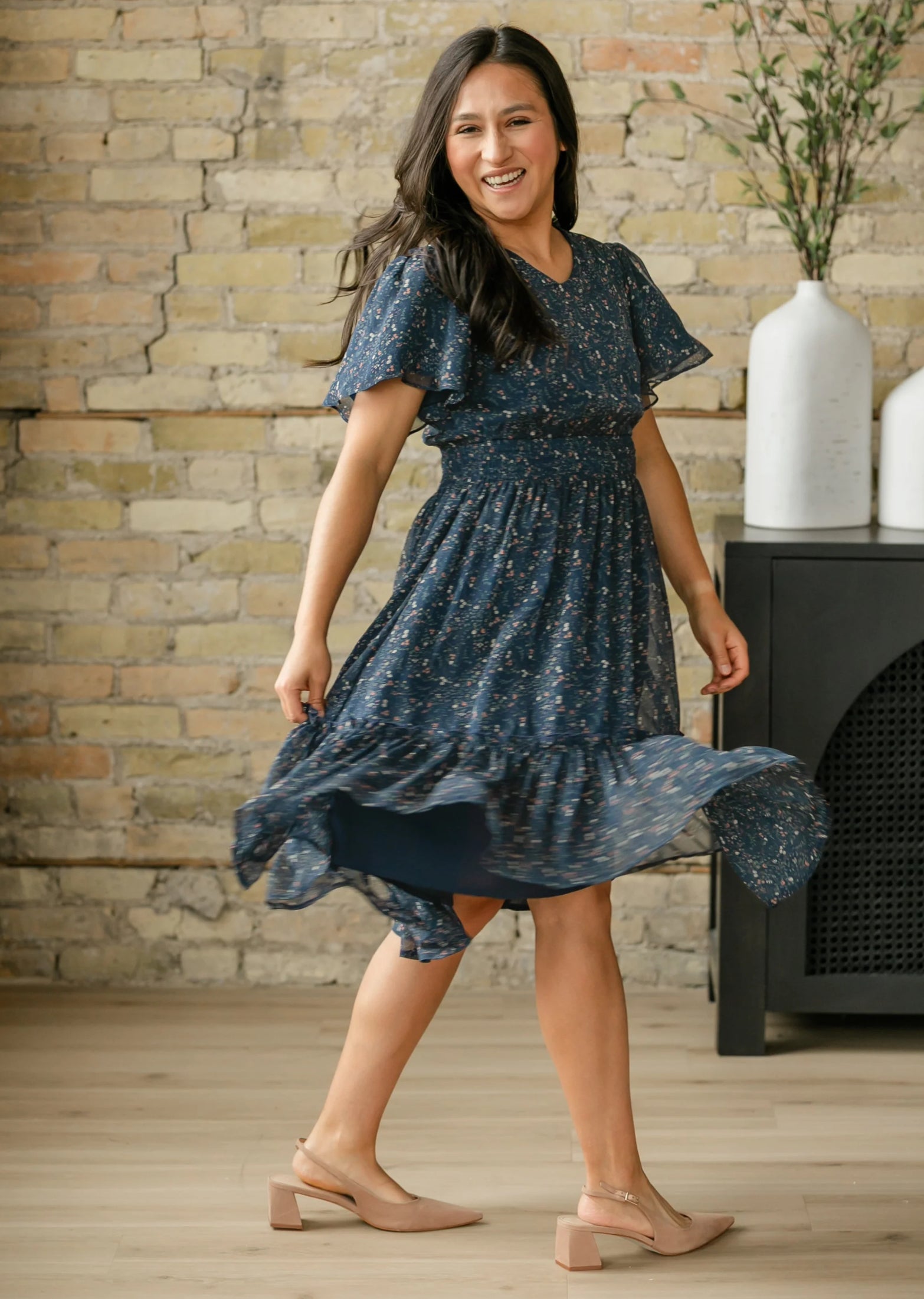 Monica modest midi dress – JanieLanie