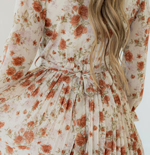 Oaklee modest midi dress-NEW