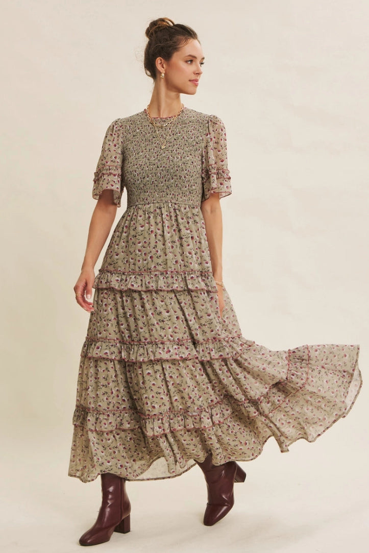 Rachel modest maxi dress-NEW