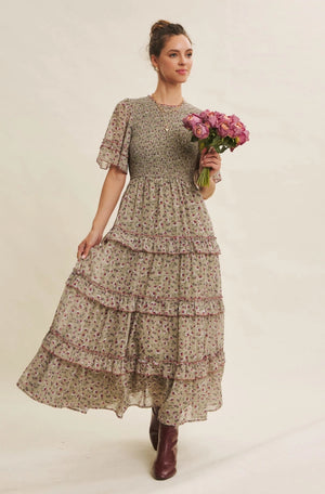 Rachel modest maxi dress-NEW