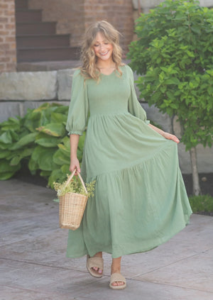 Gracie modest midi dress