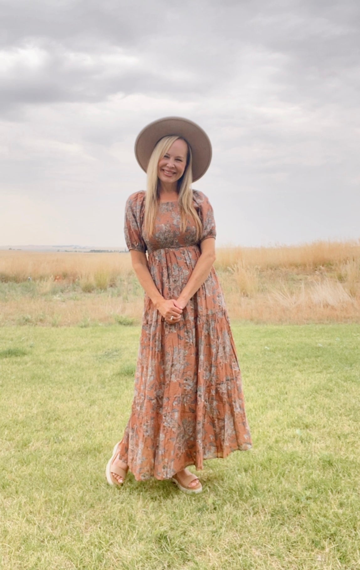 Indigo modest maxi dress in sahara whisper-final sale JanieLanie Indigo modest maxi dress in sahara whisper-final sale JanieLanie