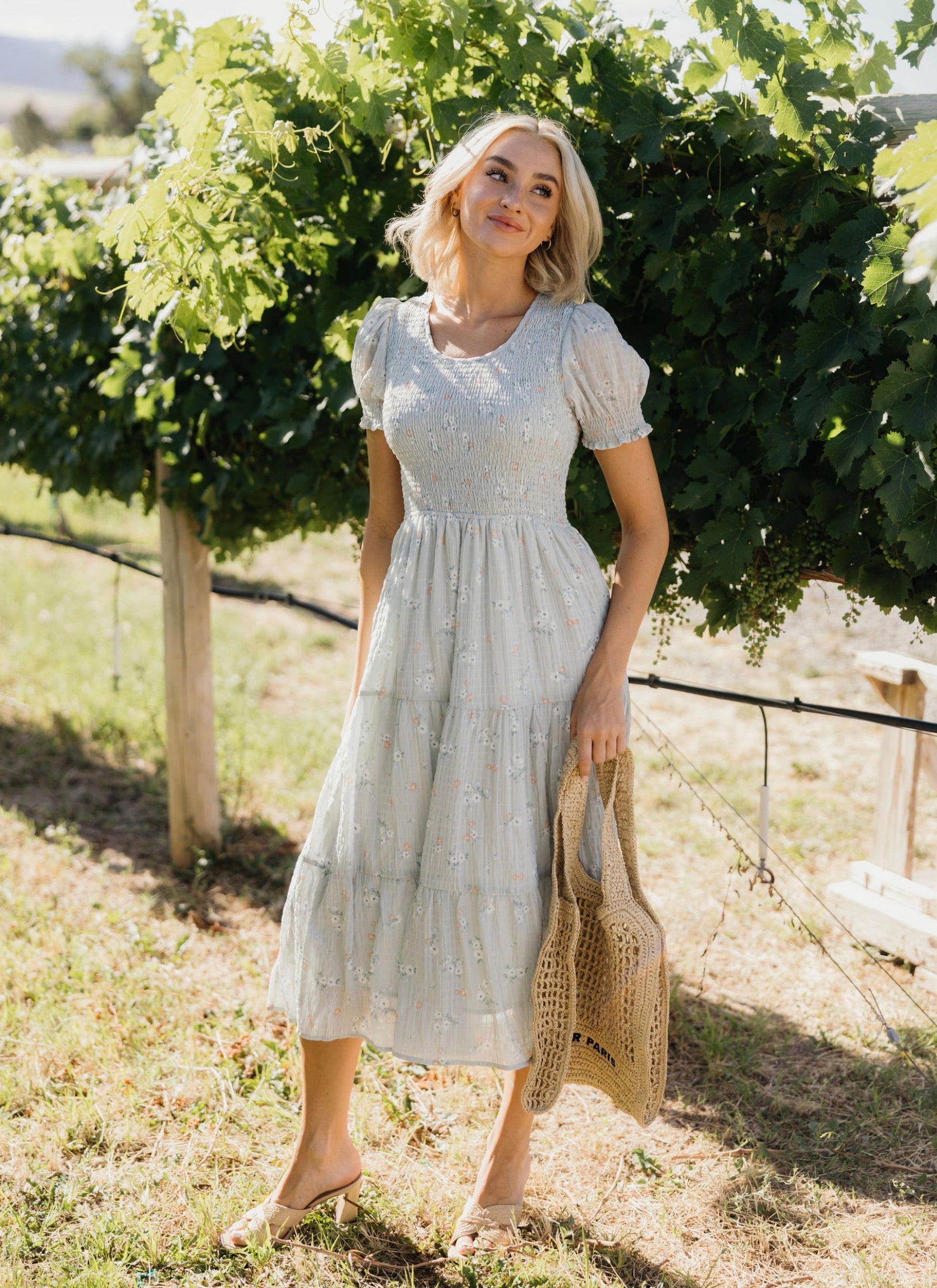 sachin and babi light blue dress Modest Homecoming Dresses – ADASA main image 1