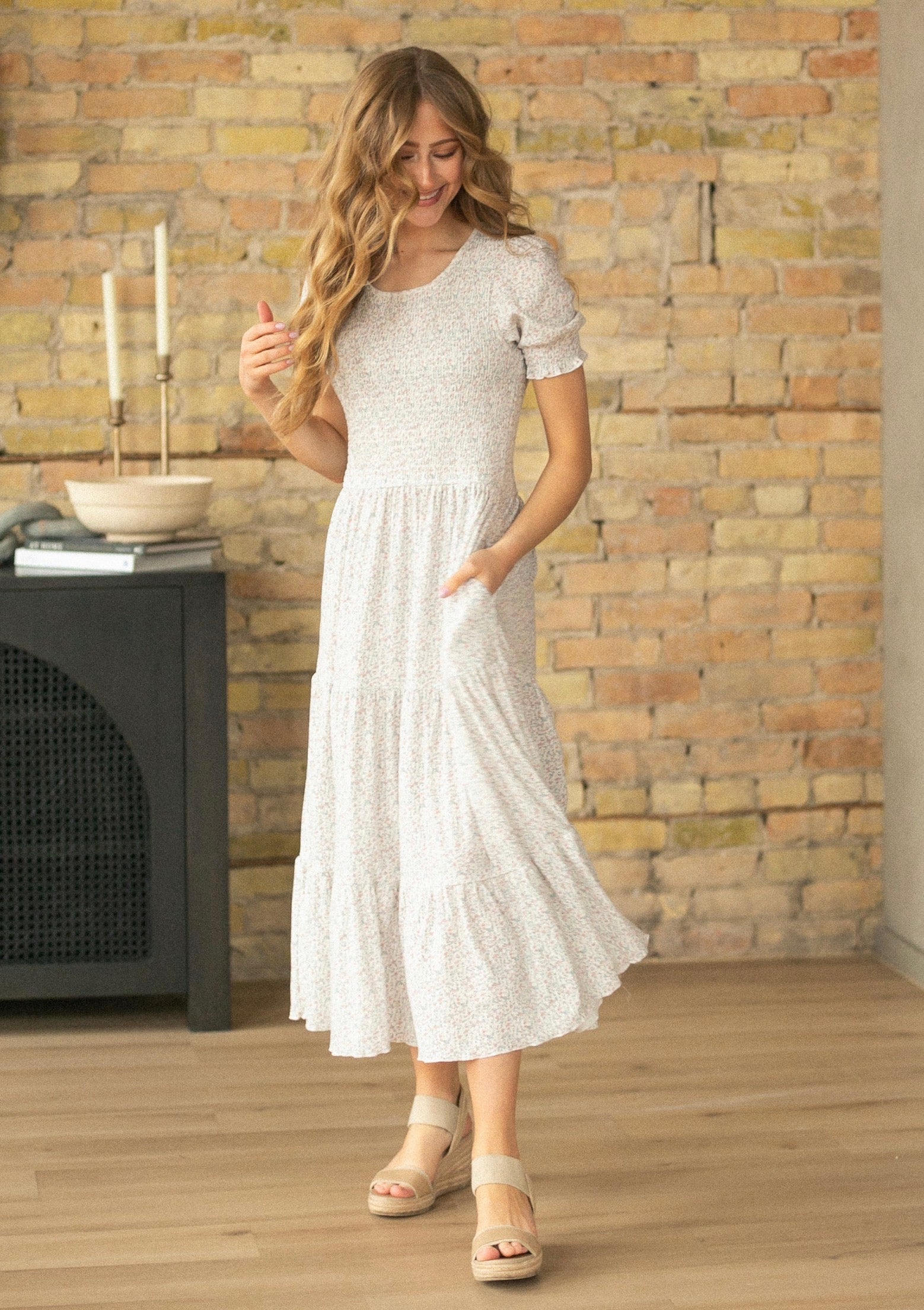 Penelope modest midi dress-NEW  JanieLanie
