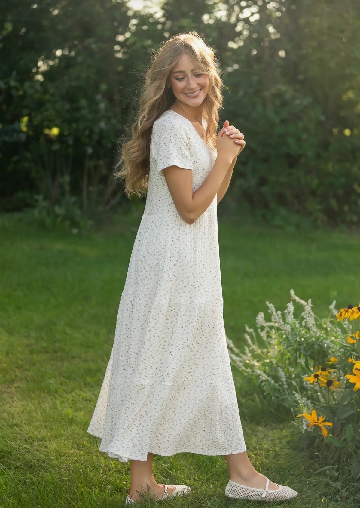 modest midi dress for women Farah modest midi dress-NEW – JanieLanie