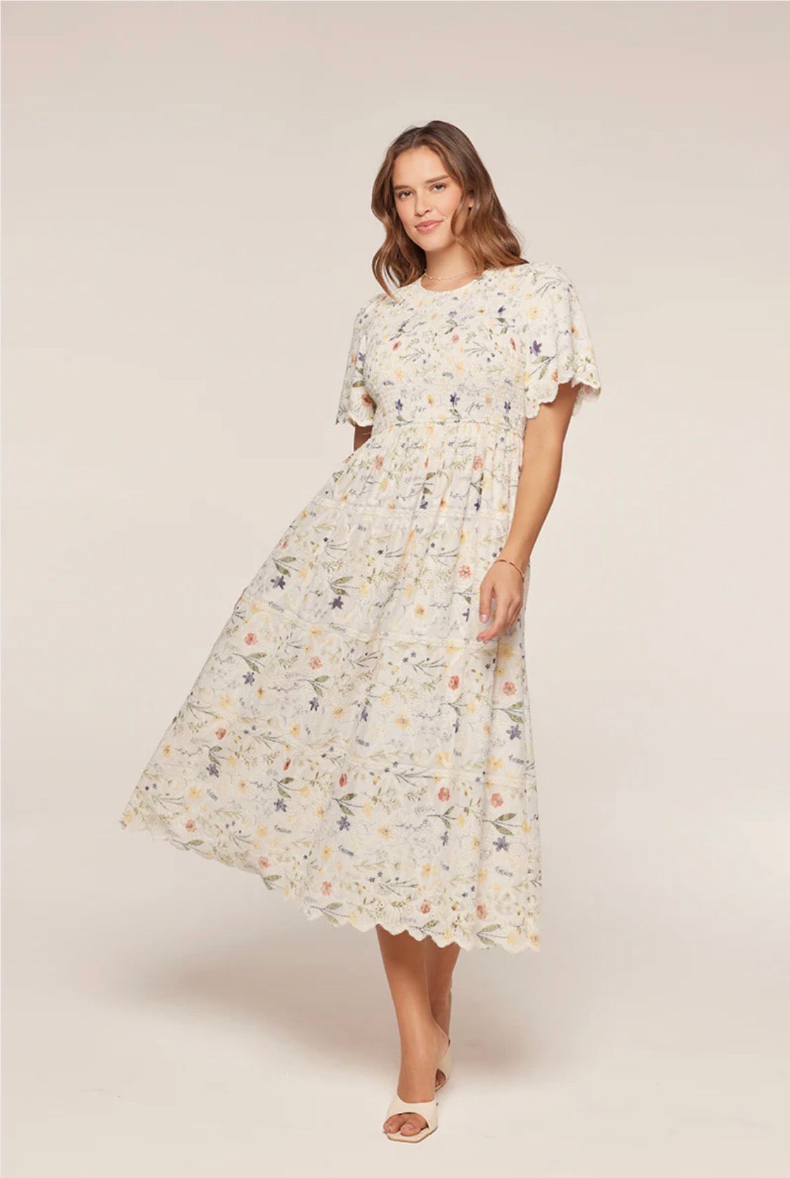 Wildflower modest midi dress-Re-stocked โ JanieLanie