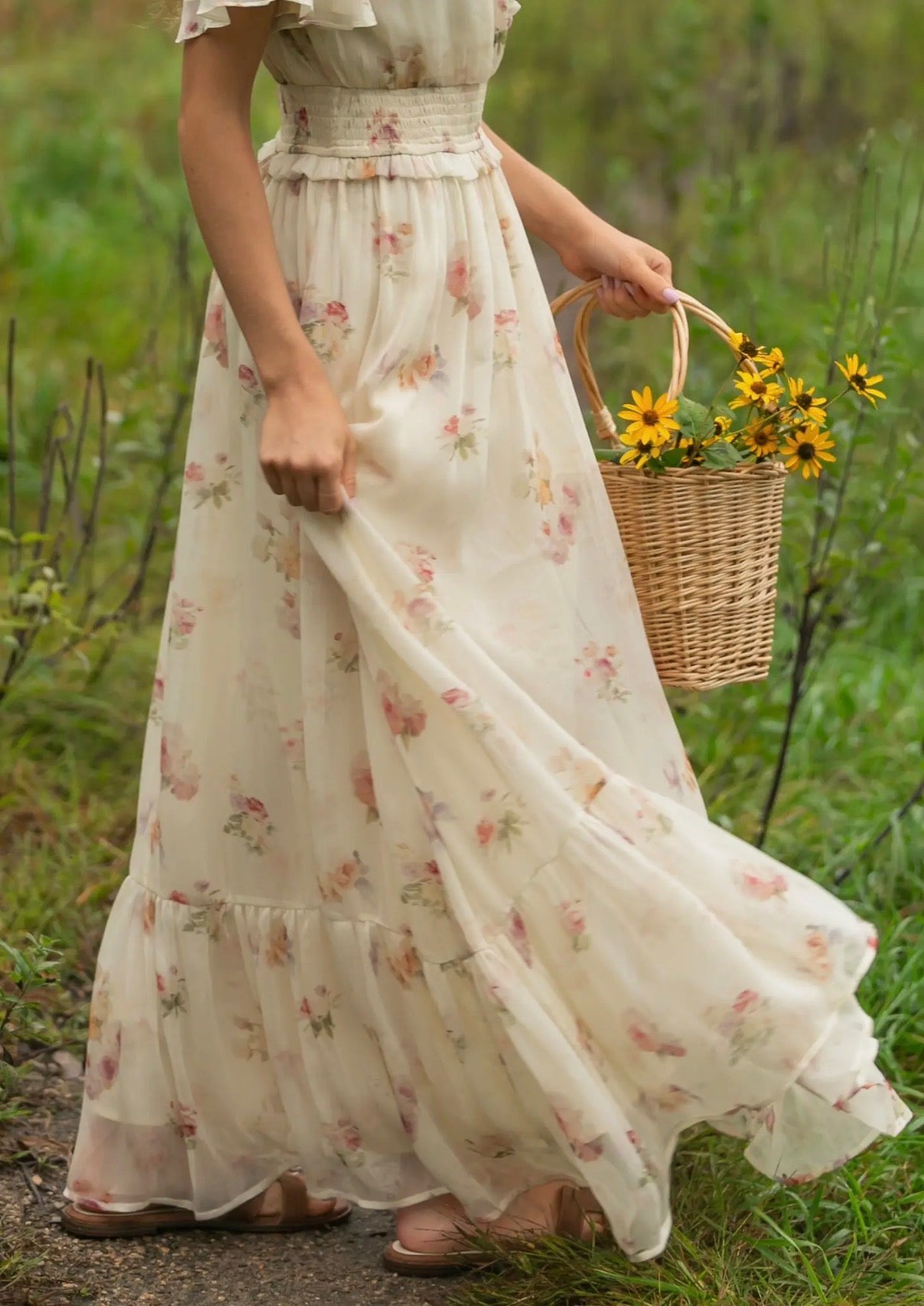 modest floral maxi dress The Eden