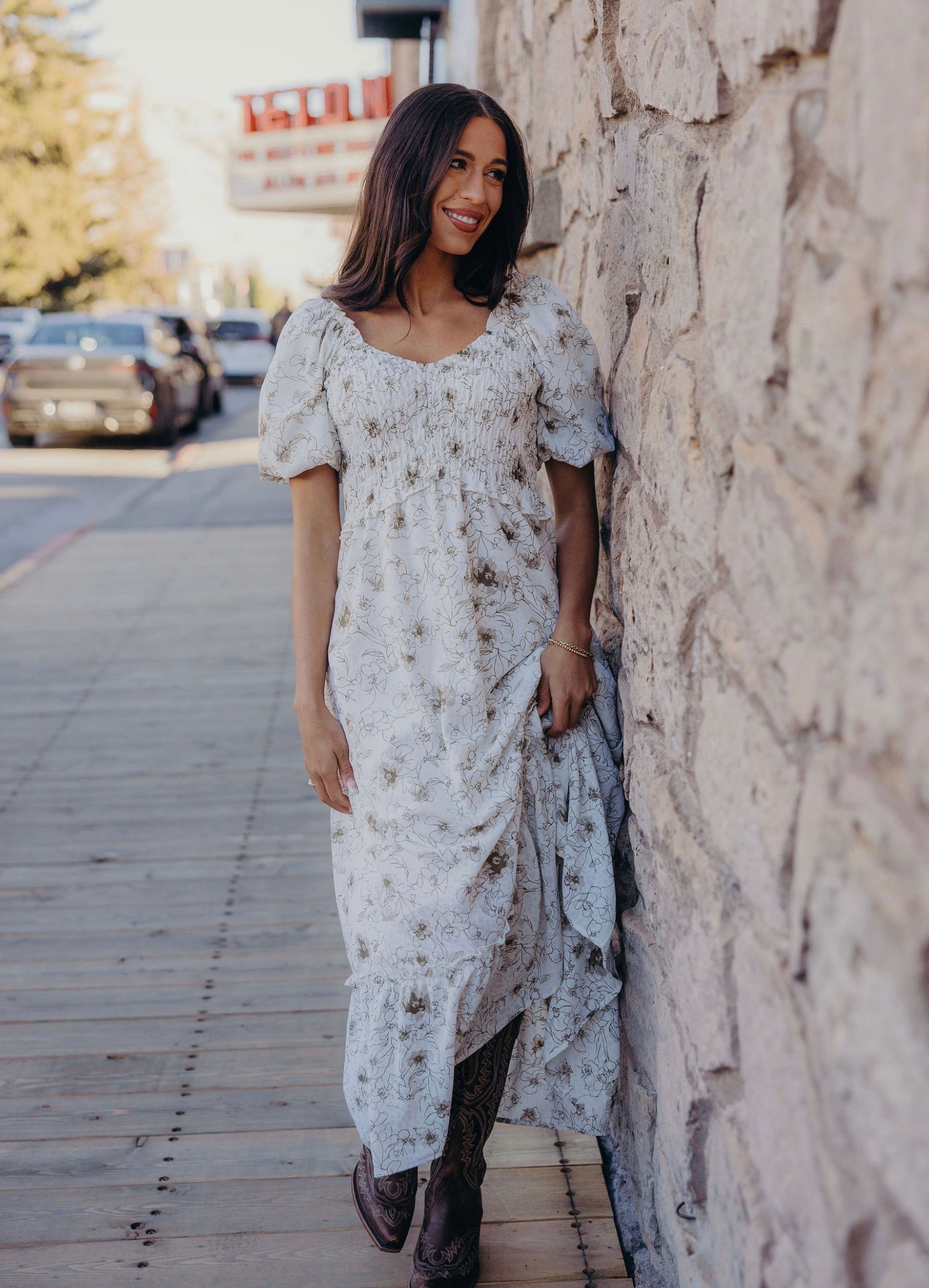 Jensen modest midi dress-NEW – JanieLanie