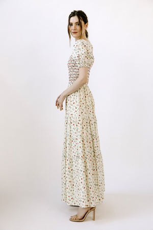 Jane modest maxi dress in bright floral JanieLanie Jane modest maxi dress in bright floral JanieLanie