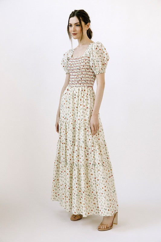 maxi dresses in store Jane modest maxi dress in bright floral – JanieLanie