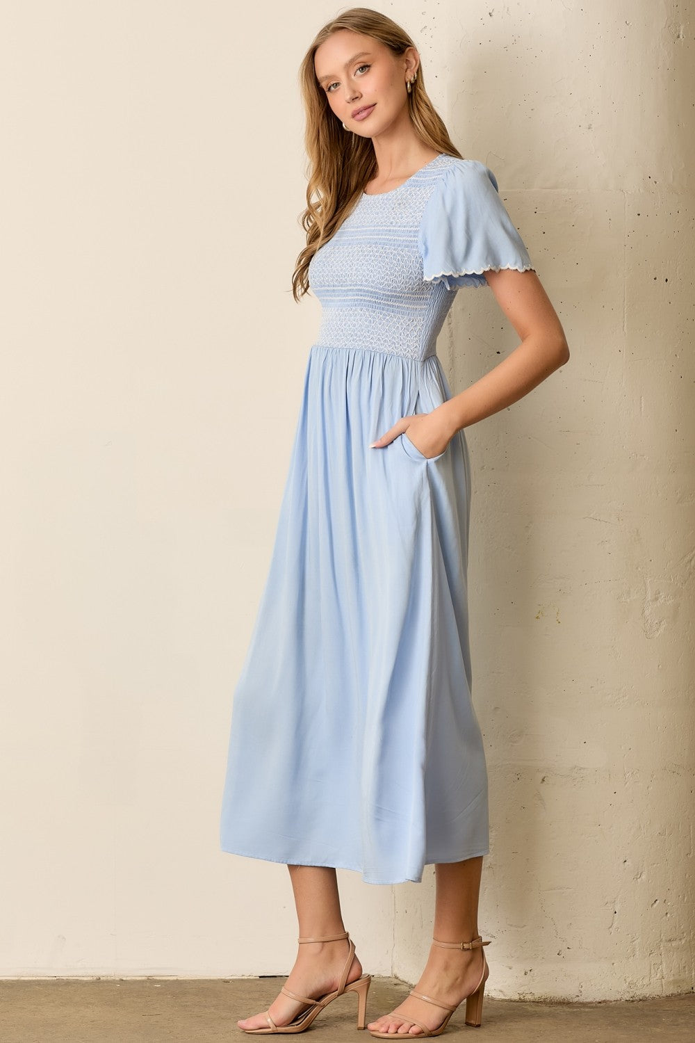light blue church dress Uocefik Women's Cocktail Party Formal Wedding Guest Dresses, Modest Graduation Prom Evening L, Size: Large Suitable for party blue dress for baby girl
