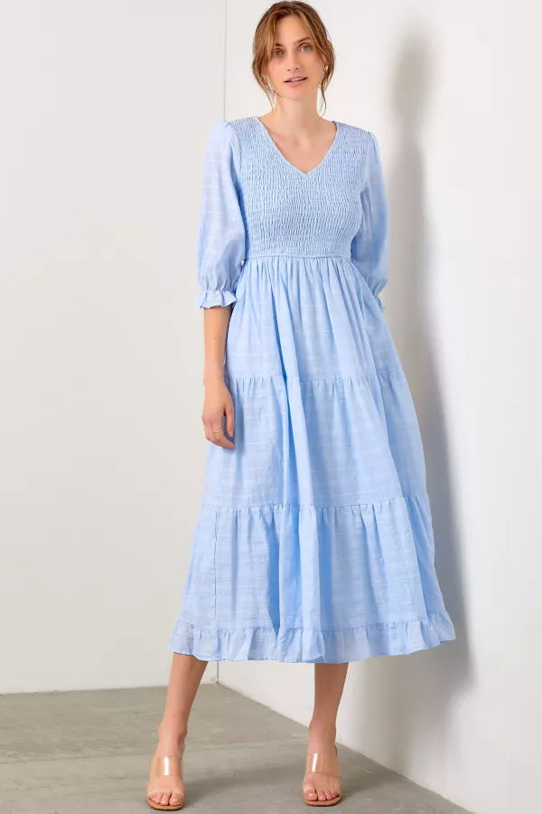 Sky modest midi dress-final sale JanieLanie Sky modest midi dress-final sale JanieLanie
