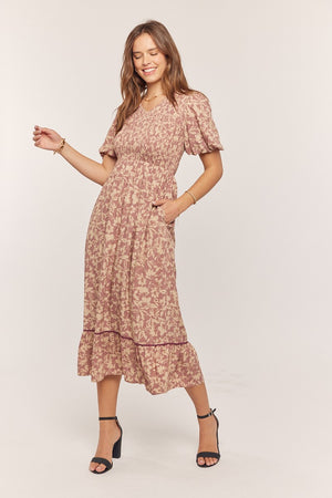 Bethany modest midi dress