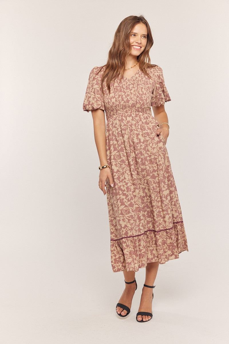 Bethany modest midi dress