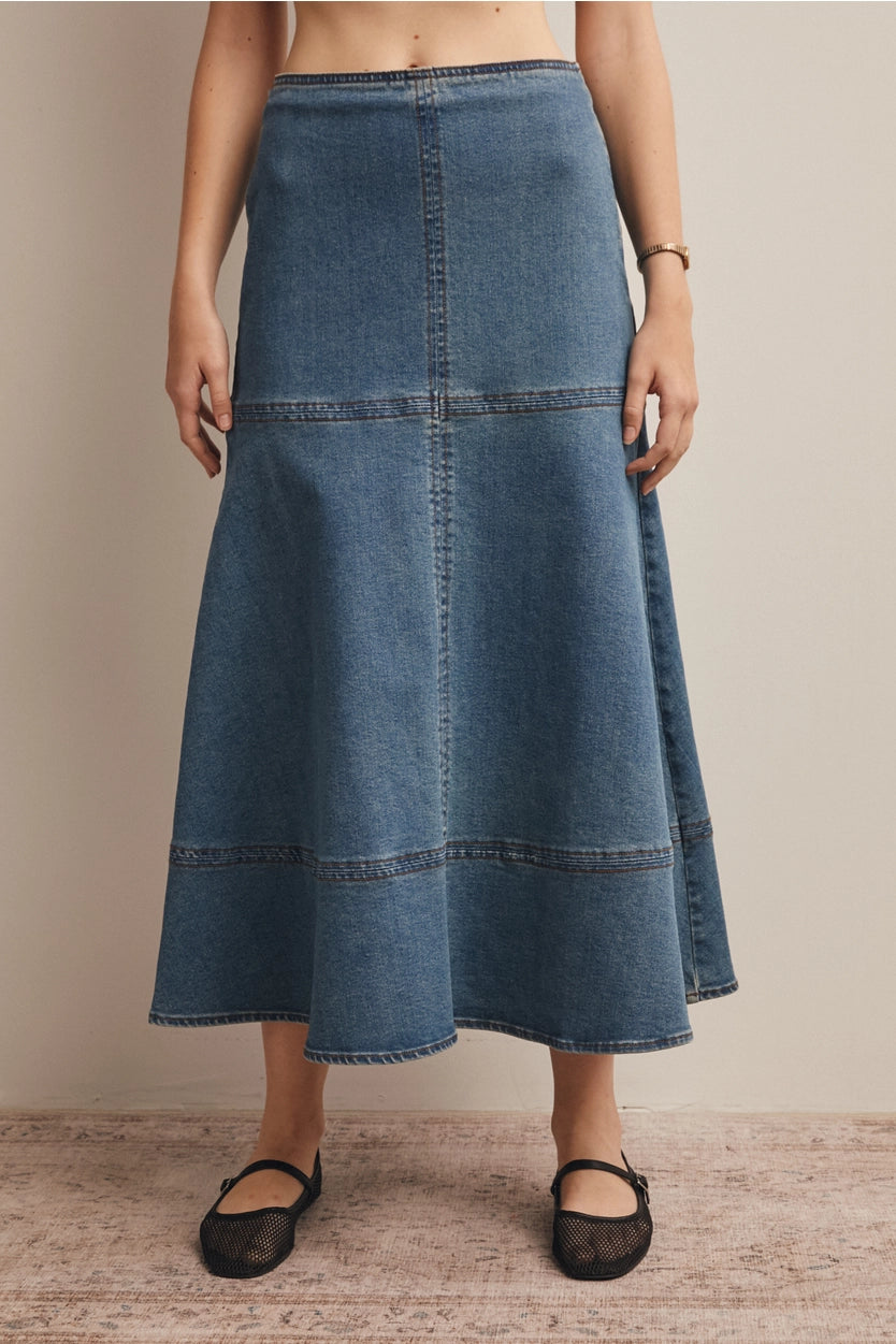 A-line denim skirt – JanieLanie