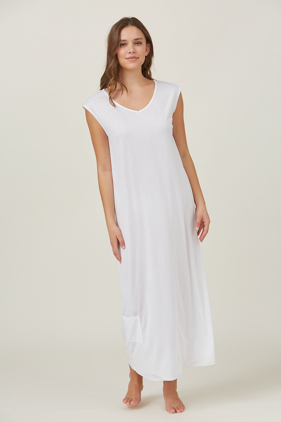 White temple dress slip JanieLanie White temple dress slip JanieLanie