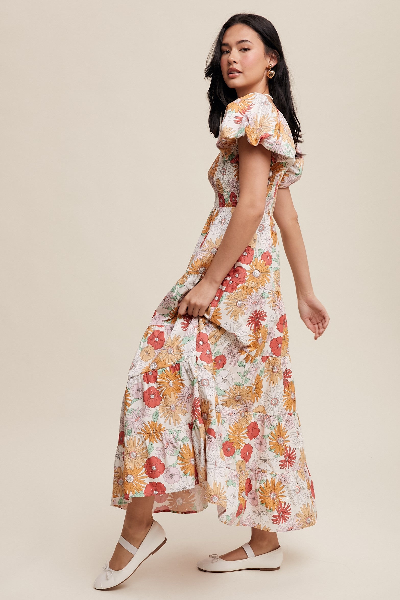 Marianne modest maxi dress-final sale – JanieLanie