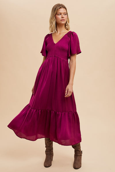 Rosalyn modest midi dress-final sale – JanieLanie