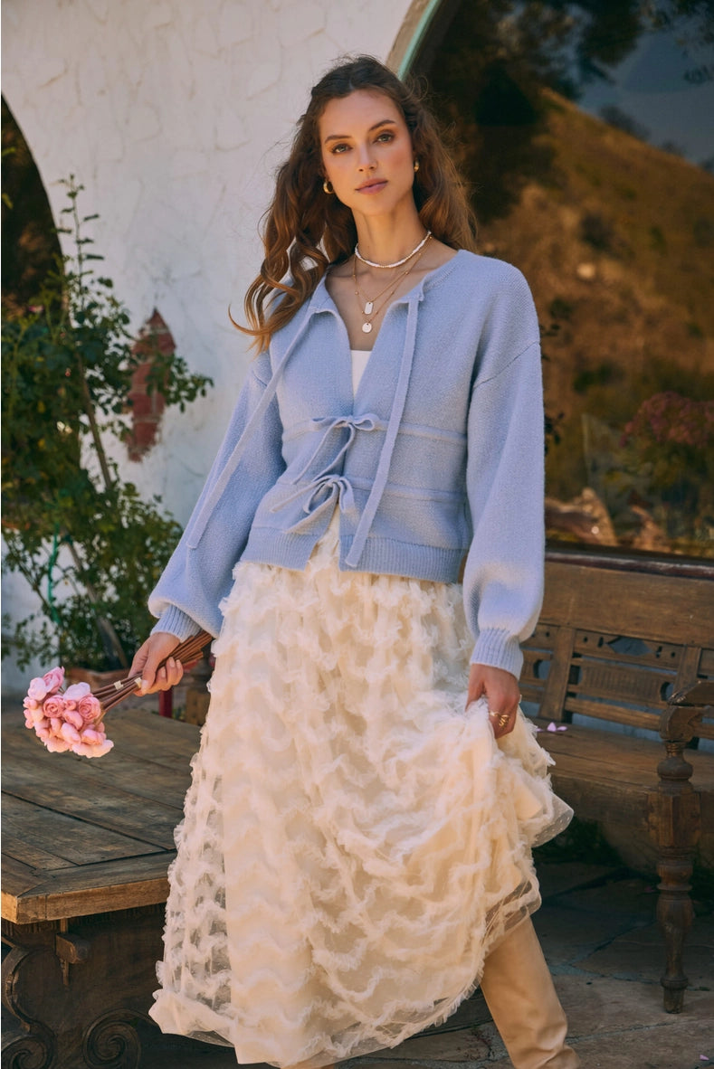 Soft as a cloud tie front cardigan JanieLanie Soft as a cloud tie front cardigan JanieLanie