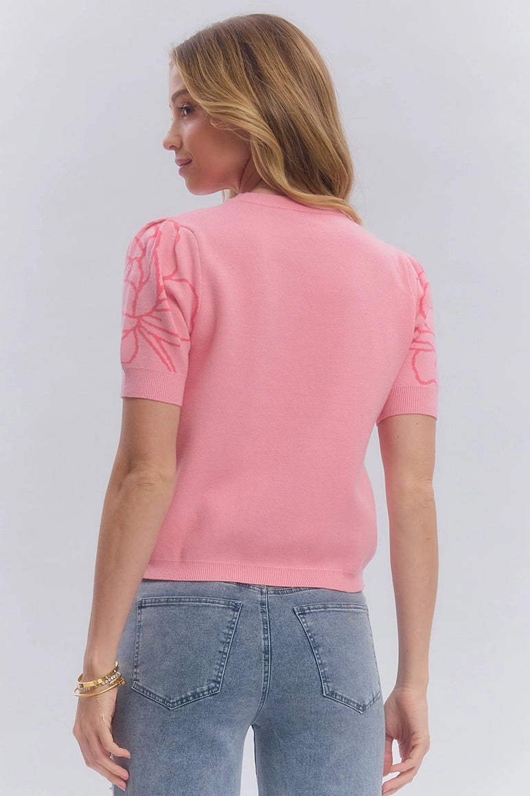 Pink rose sweater-NEW – JanieLanie